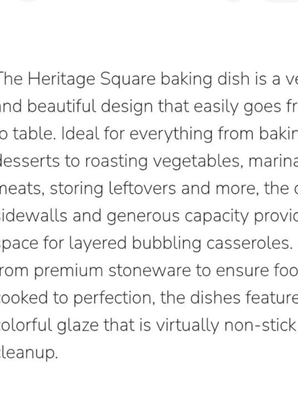 Le Creuset 14cm Square Baking Dish- Meringue